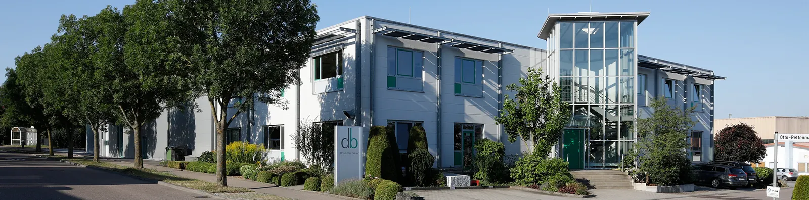 Firmengebäude der Druckerei Bauer GmbH in Pfedelbach